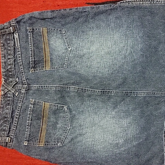 Womens Denim Split Skirt - Picture 2 of 5